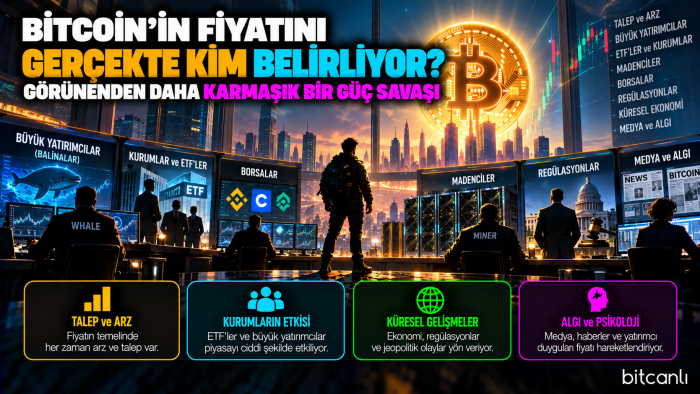 Bitcoin'in Fiyatını Gerçekte Kim Belirliyor? Görünenden Daha Karmaşık Bir Güç Savaşı